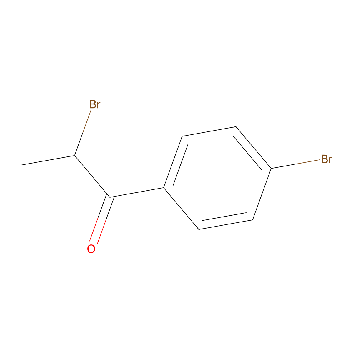 2,4'-Dibromopropiophenone molecular structure, CAS 38786-67-3