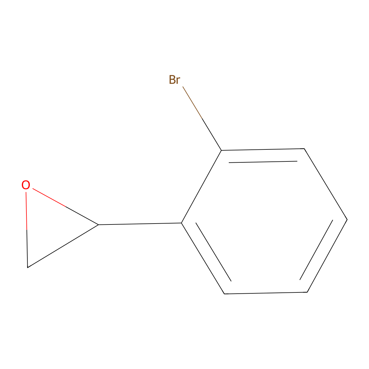 (2R)-2-(2-bromophenyl)oxirane molecular structure, CAS 387878-49-1