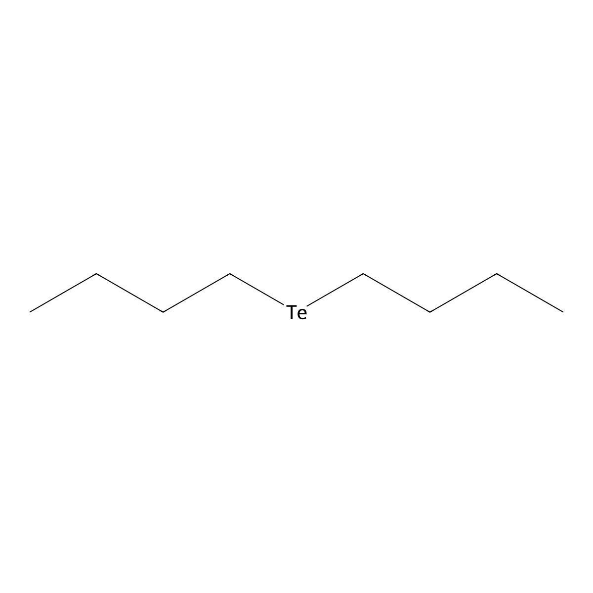 Tellurium, dibutyl- molecular structure, CAS 38788-38-4