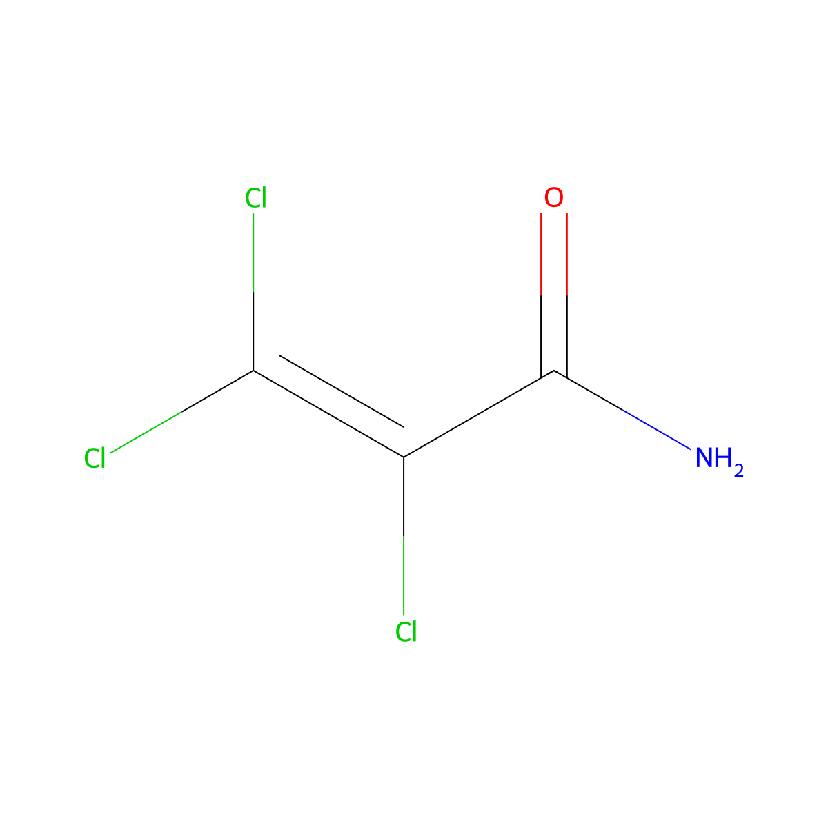 Acroylamide, trichloro- molecular structure, CAS 3880-18-0