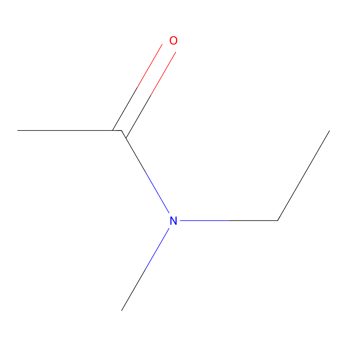 N-Ethyl-N-methylacetamide molecular structure, CAS 38806-26-7