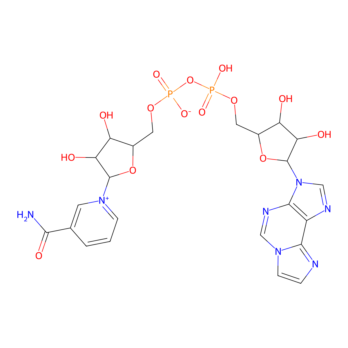 nicotinamide 1,N(6)-ethenoadenine dinucleotide molecular structure, CAS 38806-38-1