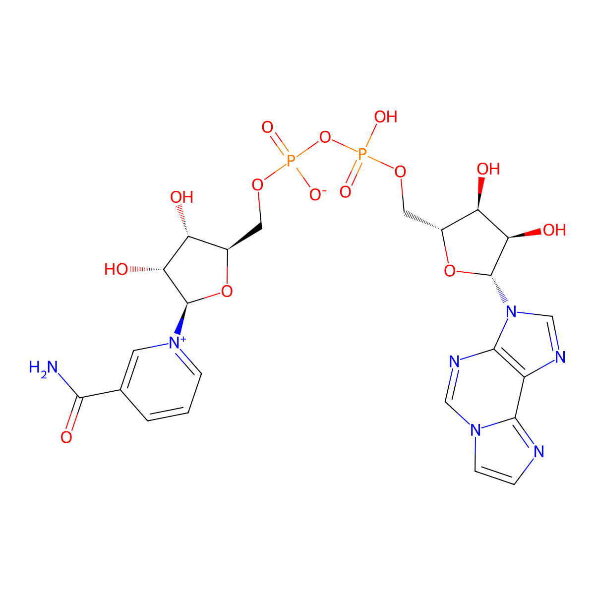 nicotinamide 1,N(6)-ethenoadenine dinucleotide molecular structure, CAS 38806-38-1