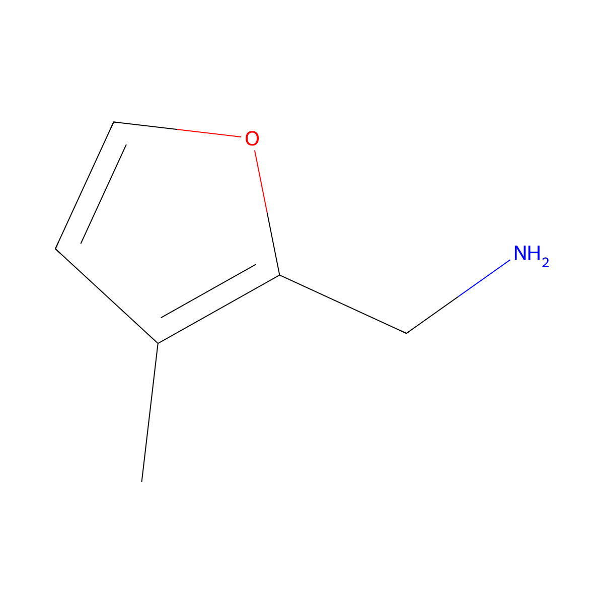 (3-Methylfuran-2-yl)methanamine molecular structure, CAS 388072-09-1