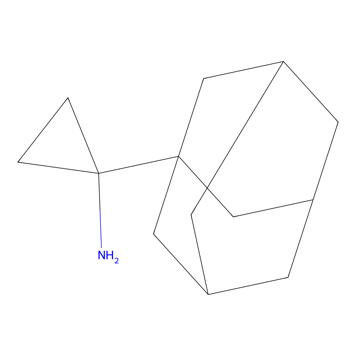 1-(Adamantan-1-yl)cyclopropan-1-amine molecular structure, CAS 388095-21-4