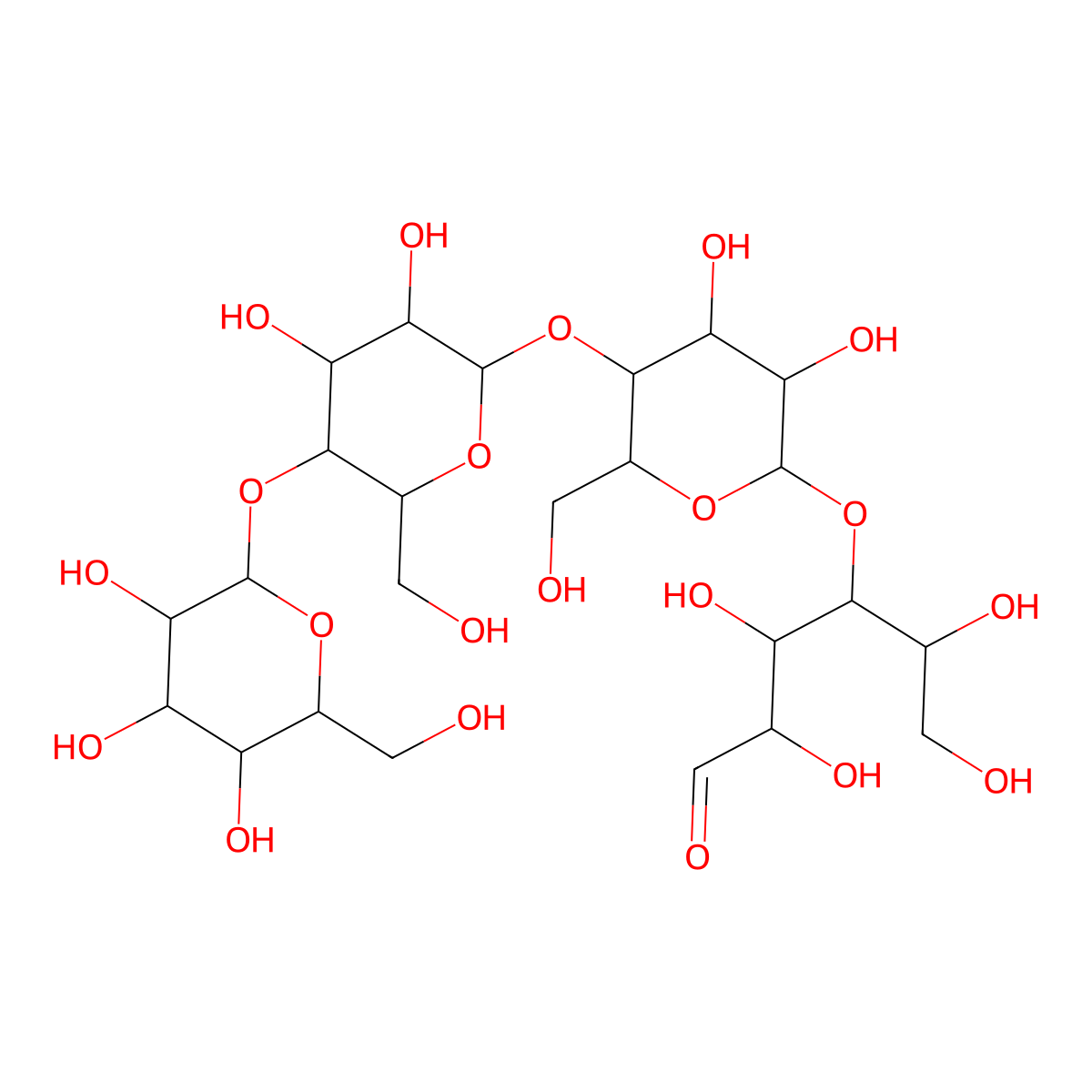 Cellotetraose molecular structure, CAS 38819-01-1