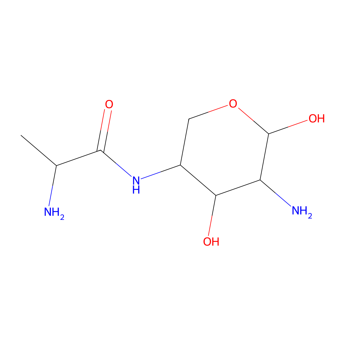 Prumycin molecular structure, CAS 38819-28-2
