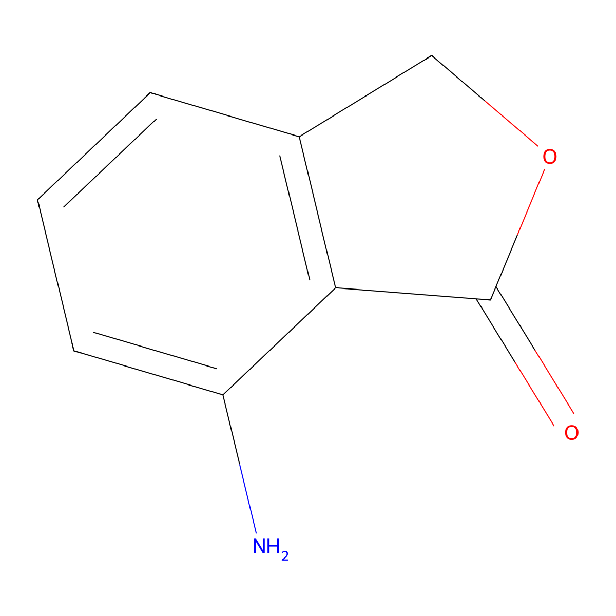 7-Amino-2-benzofuran-1(3H)-one molecular structure, CAS 3883-64-5