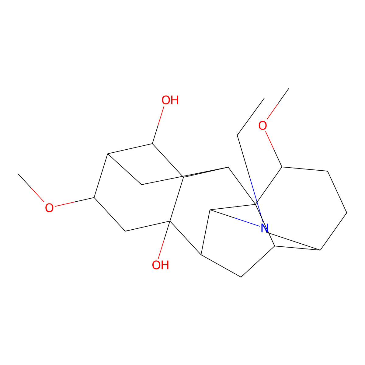 Aconosine molecular structure, CAS 38839-95-1