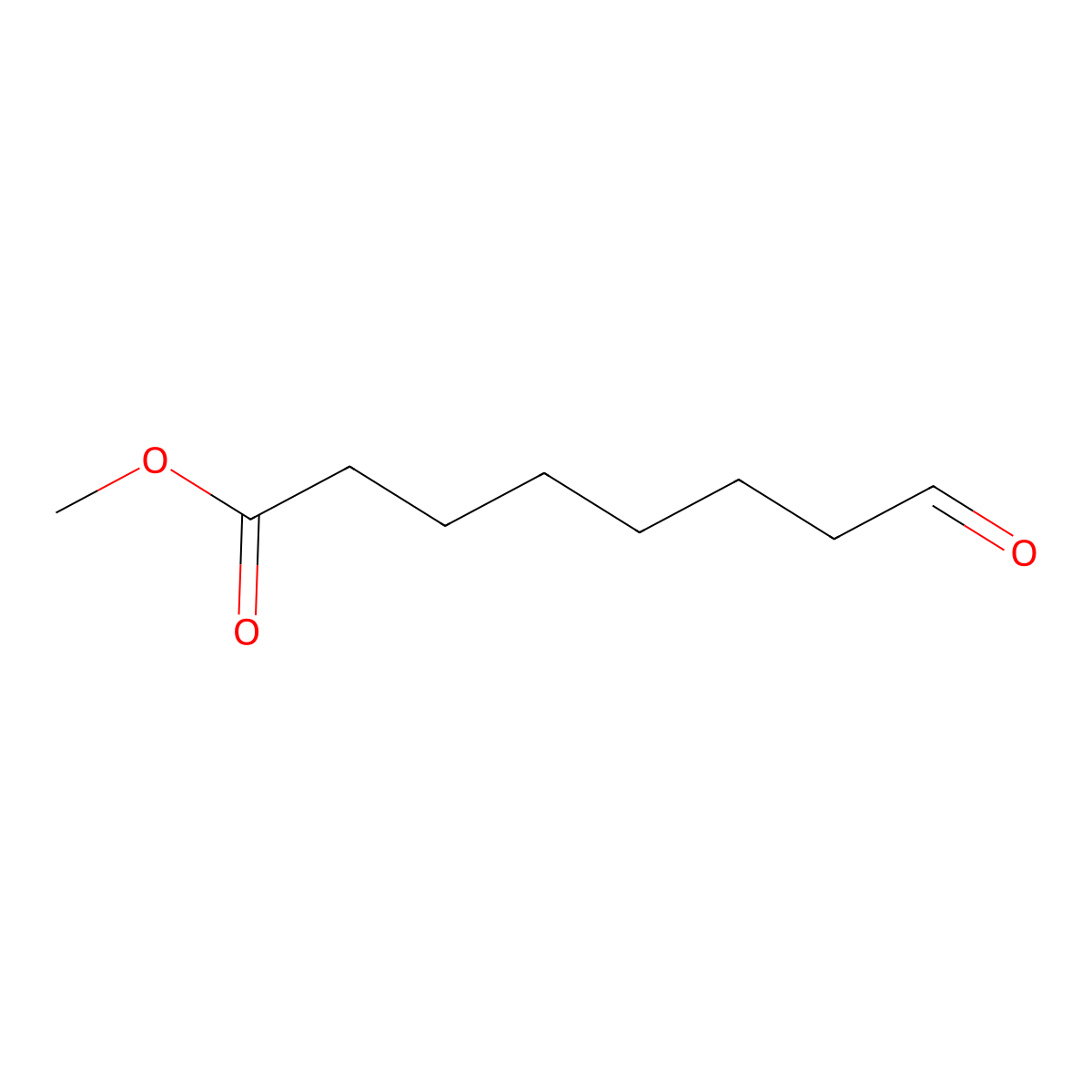 Methyl 8-oxooctanoate molecular structure, CAS 3884-92-2