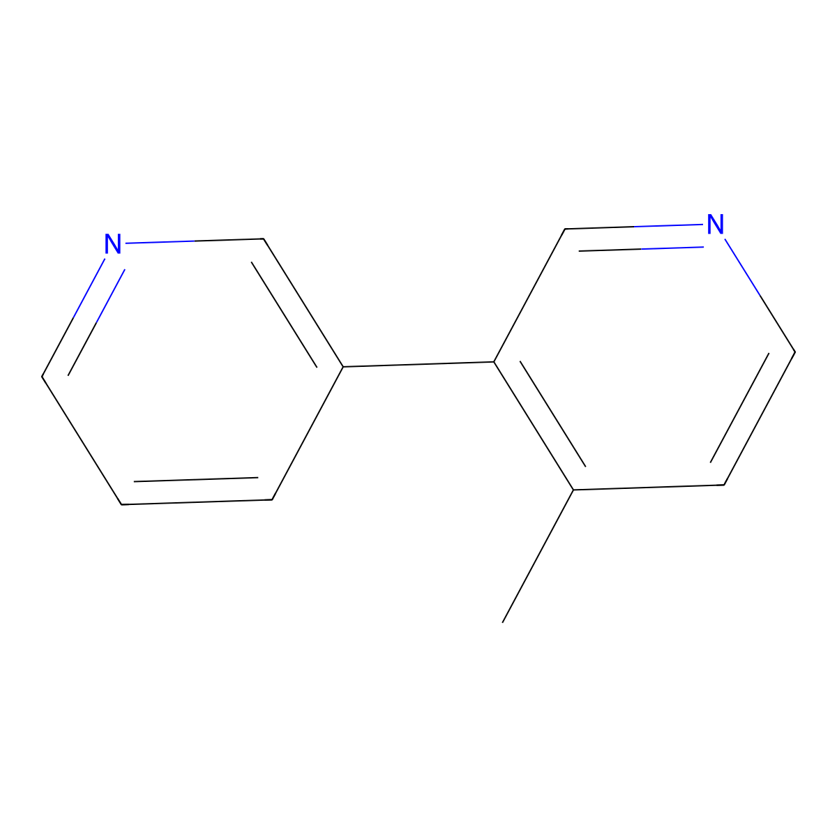 4-Methyl-3,3'-bipyridine molecular structure, CAS 38840-06-1