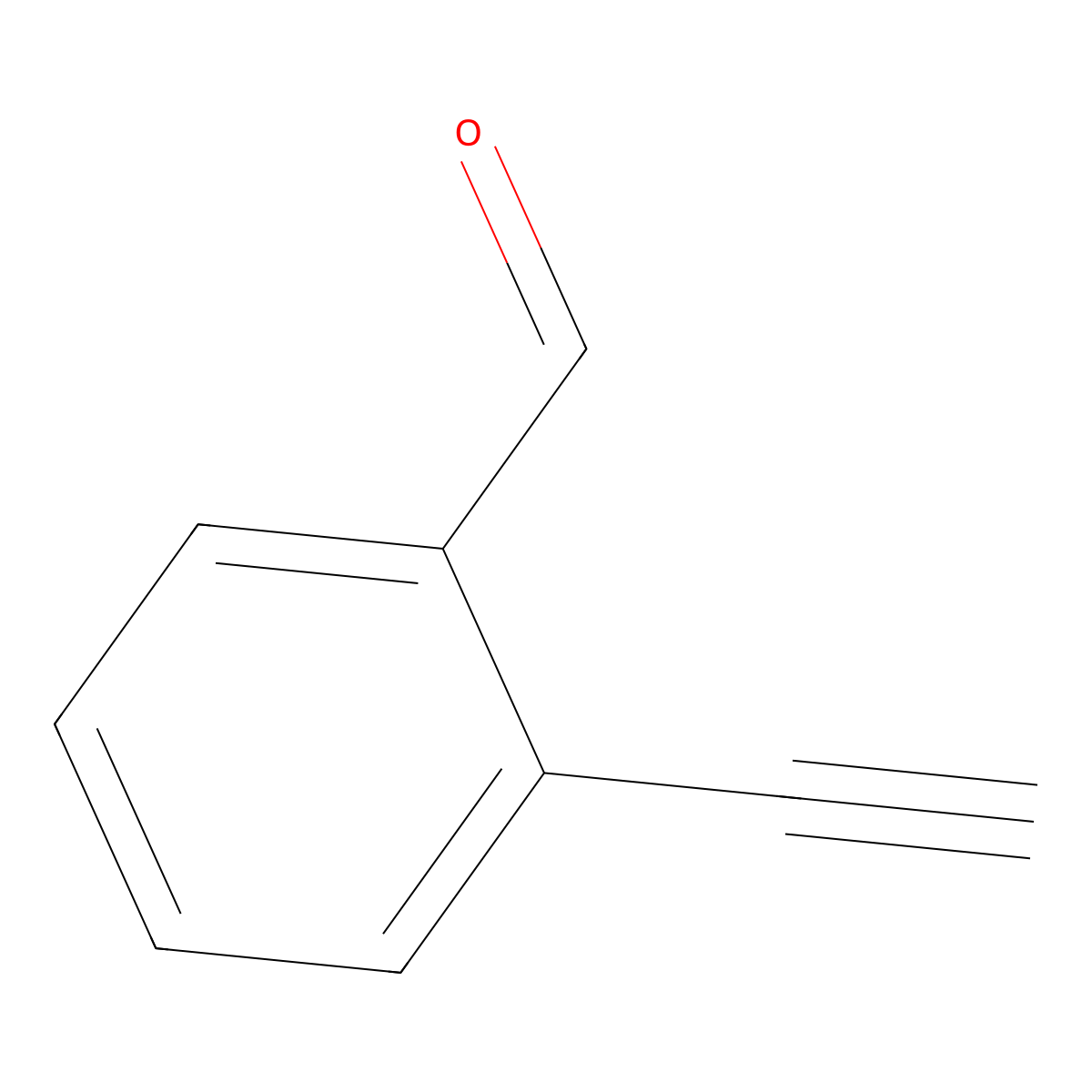 2-Ethynylbenzaldehyde molecular structure, CAS 38846-64-9