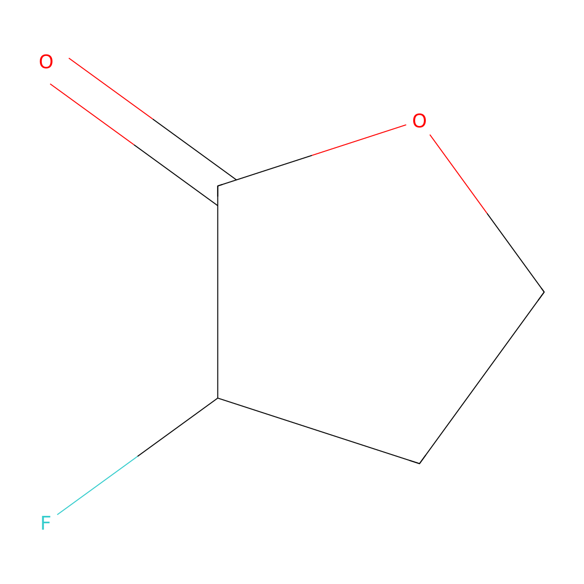 3-fluorodihydrofuran-2(3H)-one molecular structure, CAS 3885-31-2