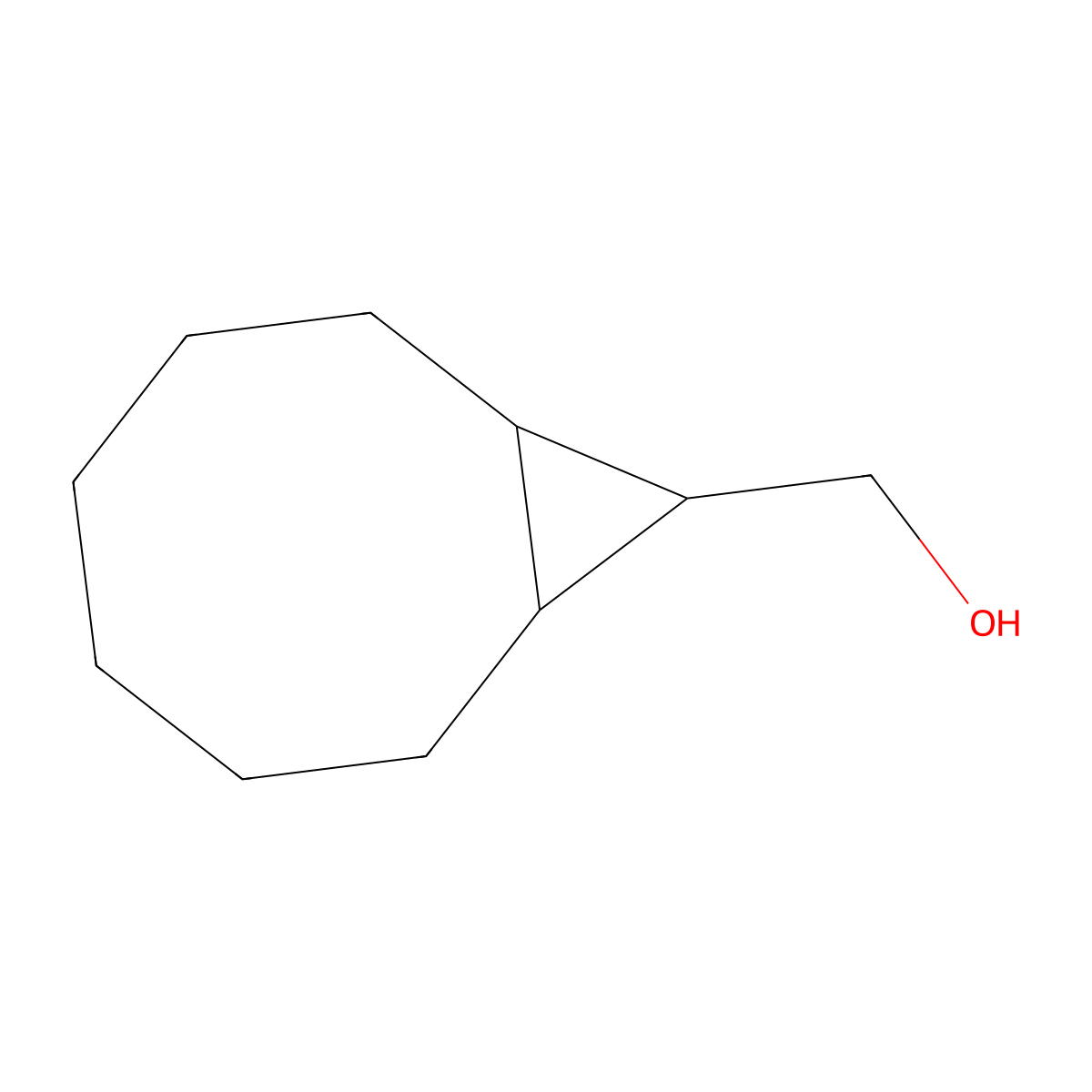Bicyclo[6.1.0]nonan-9-ylmethanol molecular structure, CAS 38858-52-5