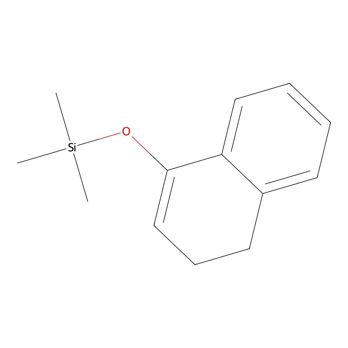 (3,4-Dihydro-1-naphthyloxy)trimethylsilane molecular structure, CAS 38858-72-9
