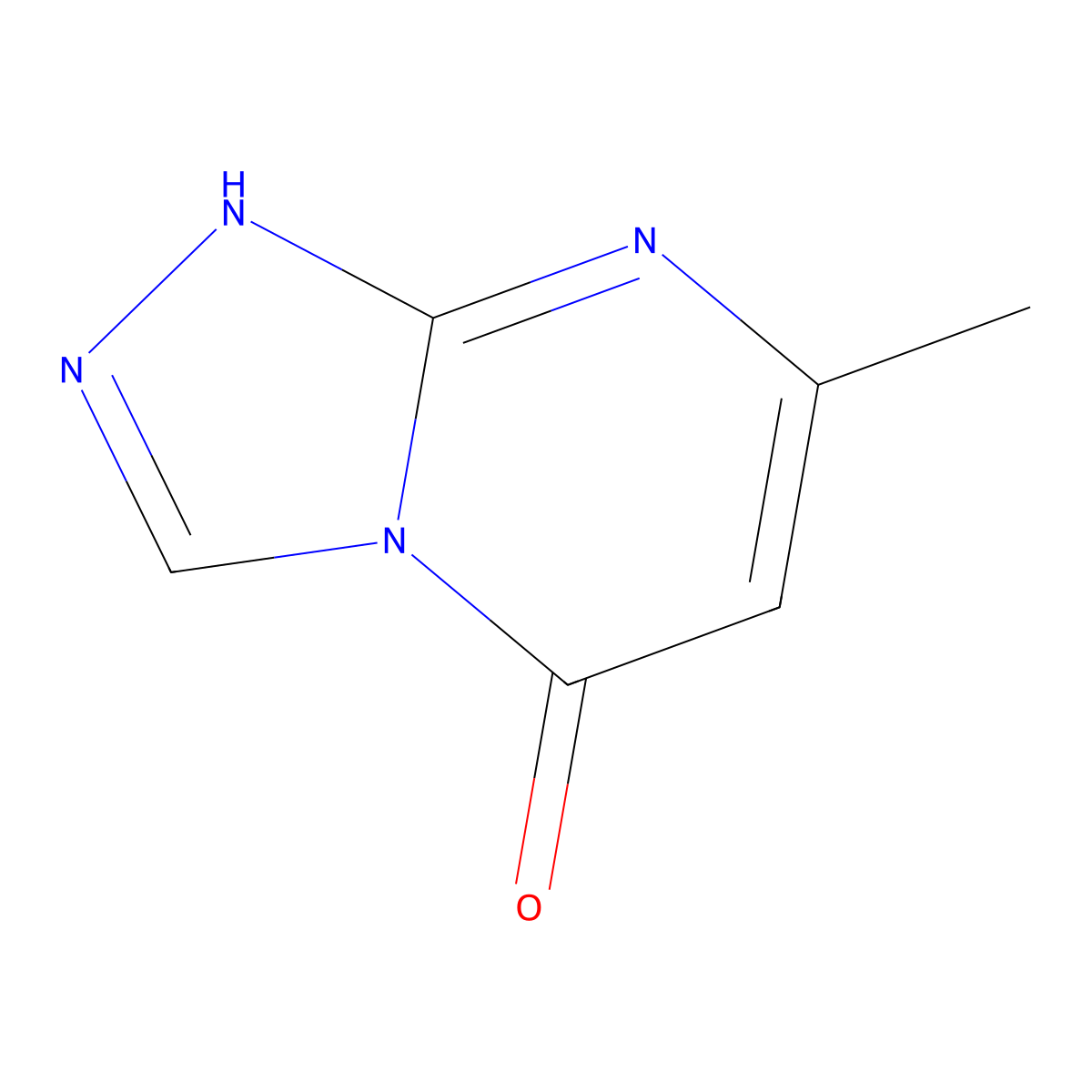 7-Hydroxy-5-methyl-2,3,4-triazaindolizine molecular structure, CAS 3886-55-3