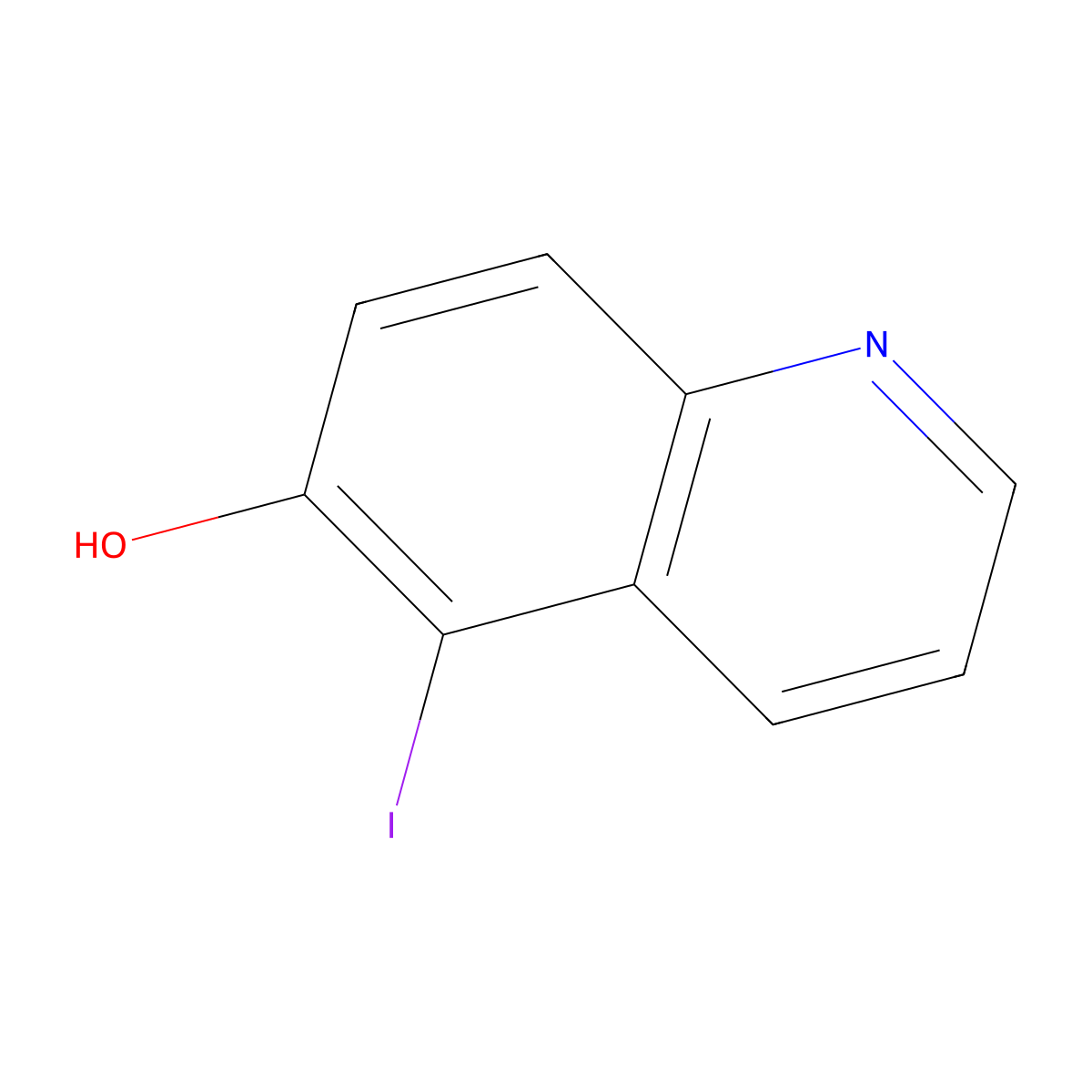 5-Iodoquinolin-6-ol molecular structure, CAS 388616-54-4