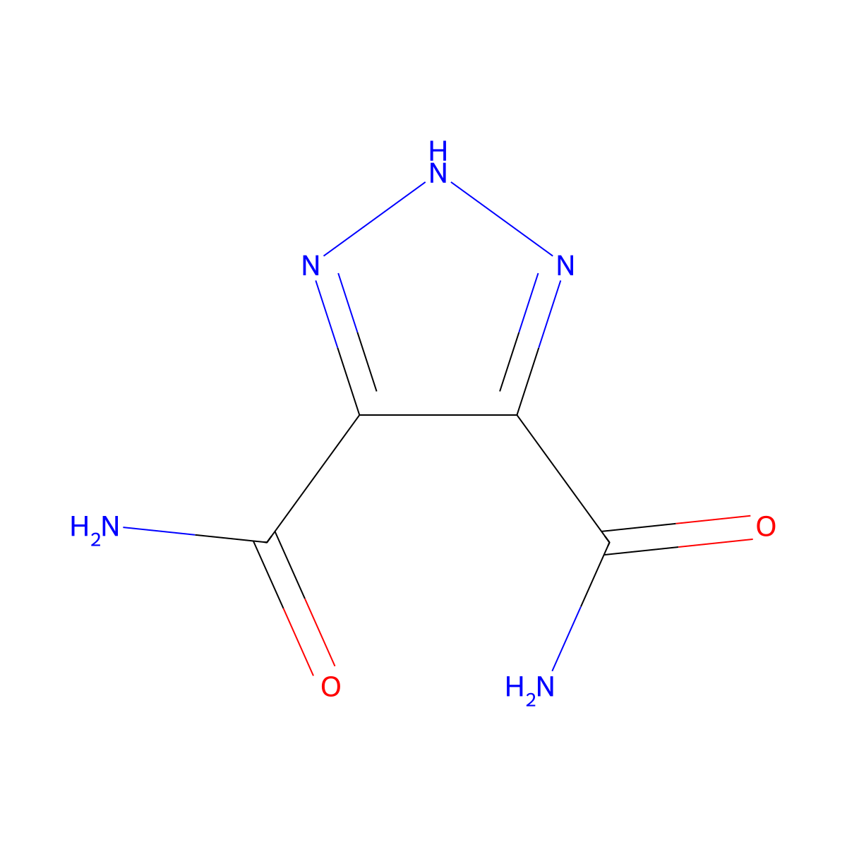 2H-1,2,3-Triazole-4,5-dicarboxamide molecular structure, CAS 388623-87-8