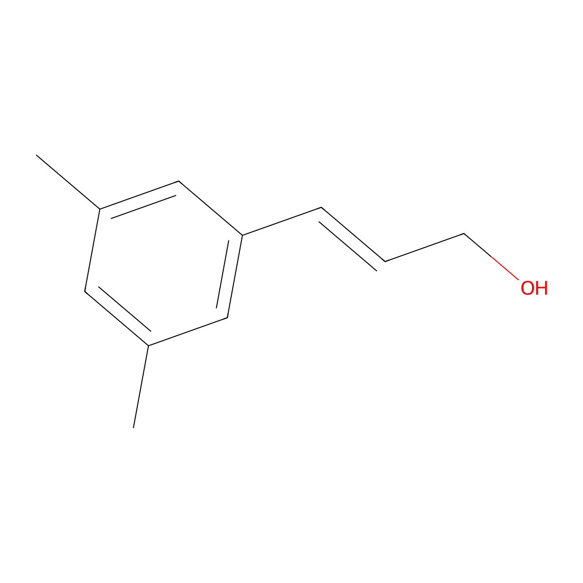 3-(3,5-Dimethylphenyl)prop-2-en-1-ol molecular structure, CAS 388631-81-0