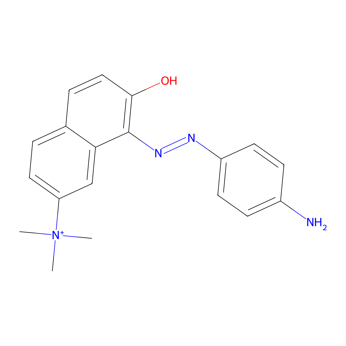 Basic Brown 16 base molecular structure, CAS 38866-11-4
