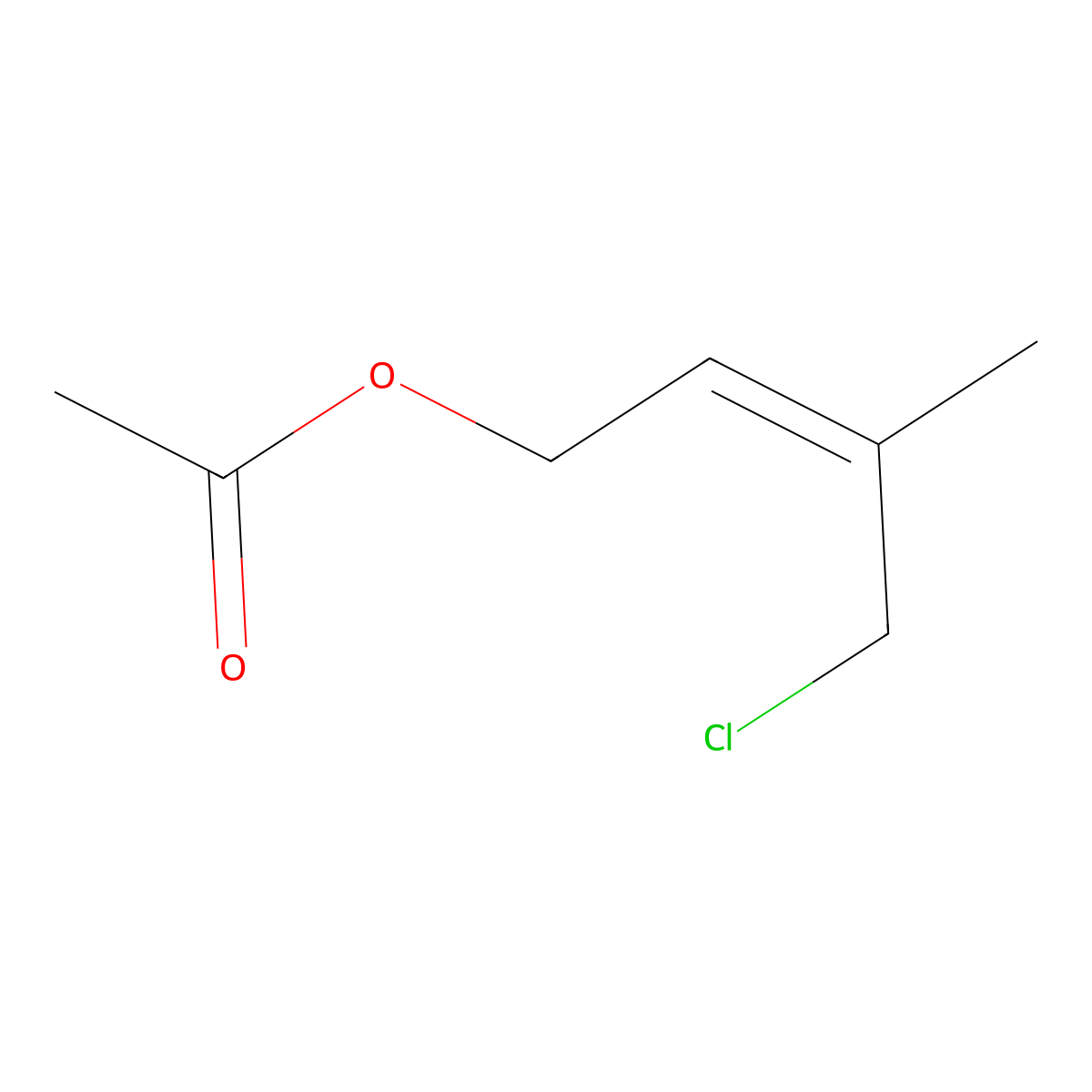 4-Chloro-3-methylbut-2-en-1-yl acetate molecular structure, CAS 38872-49-0