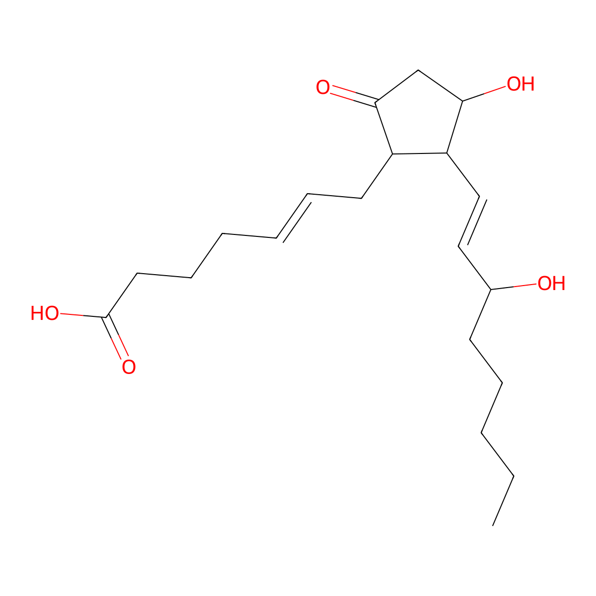 15-epi-Prostaglandin E2 molecular structure, CAS 38873-82-4