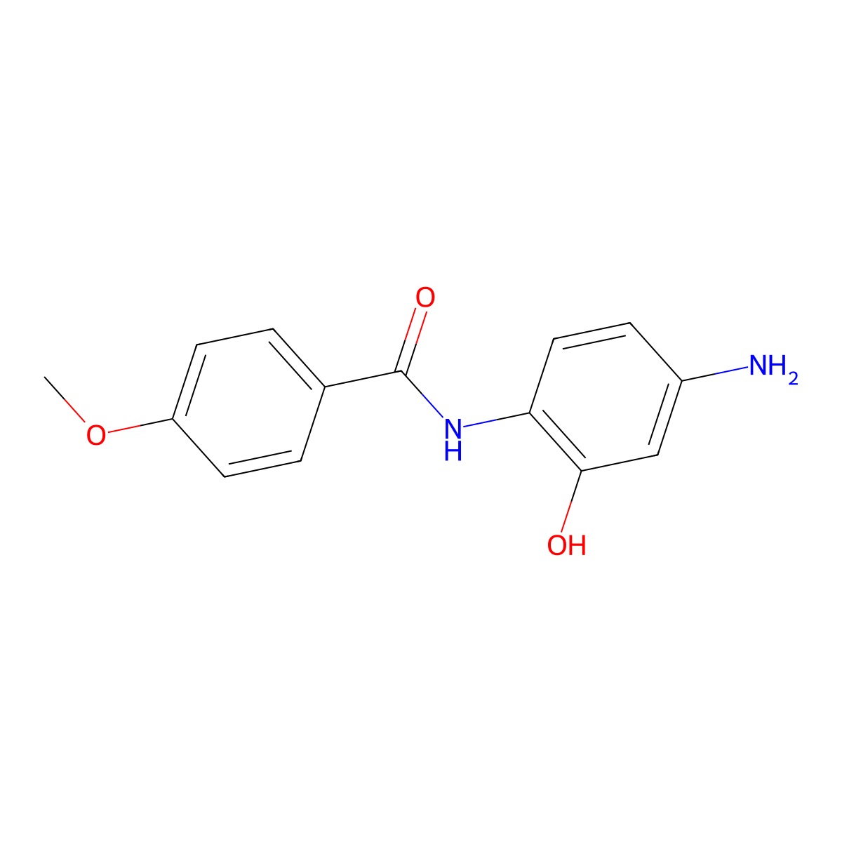 N-(4-amino-2-hydroxyphenyl)-4-methoxybenzamide molecular structure, CAS 38880-96-5