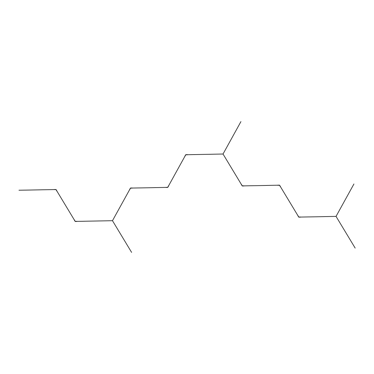 2,6,10-Trimethyltridecane molecular structure, CAS 3891-99-4