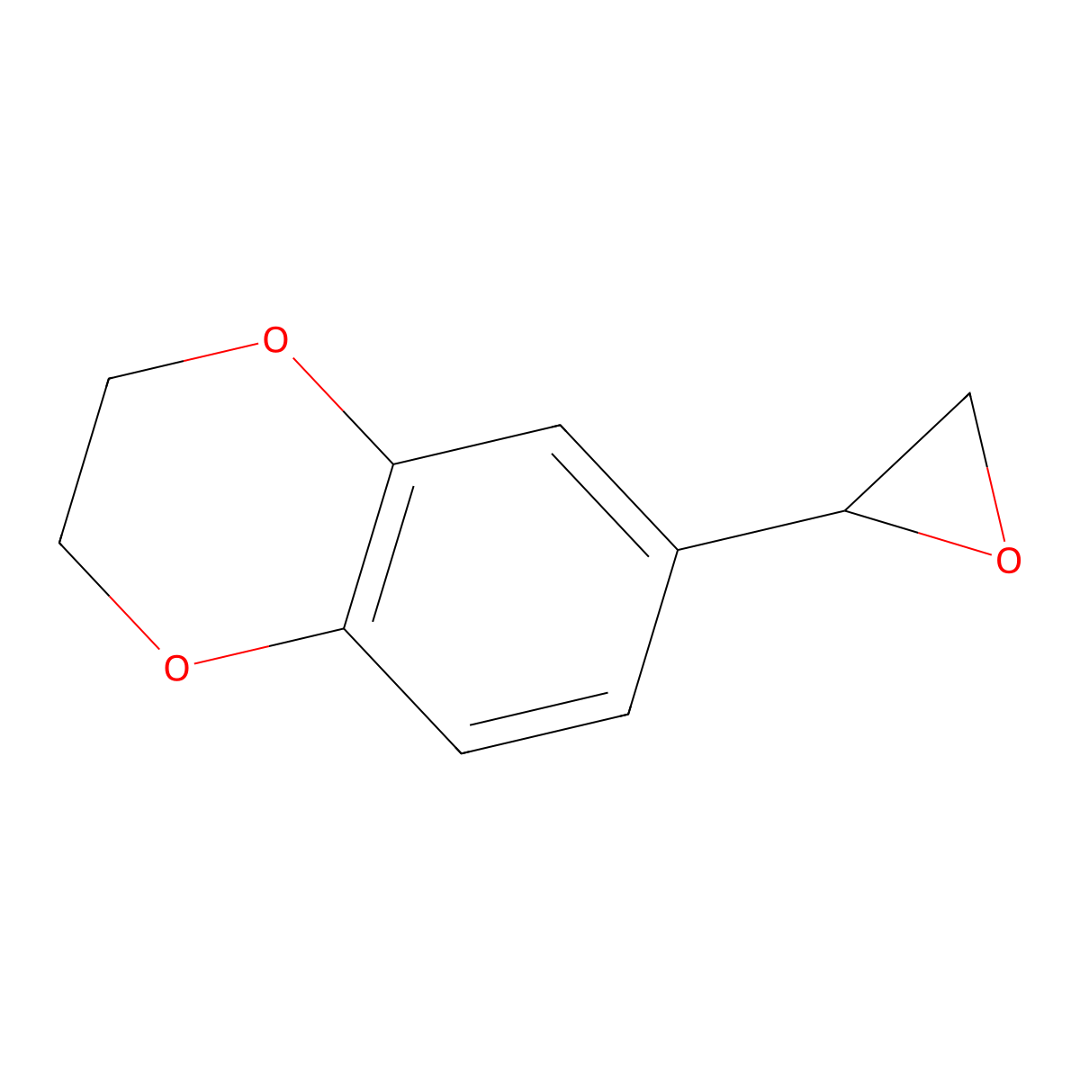 6-(Oxiran-2-yl)-2,3-dihydro-1,4-benzodioxine molecular structure, CAS 389124-25-8