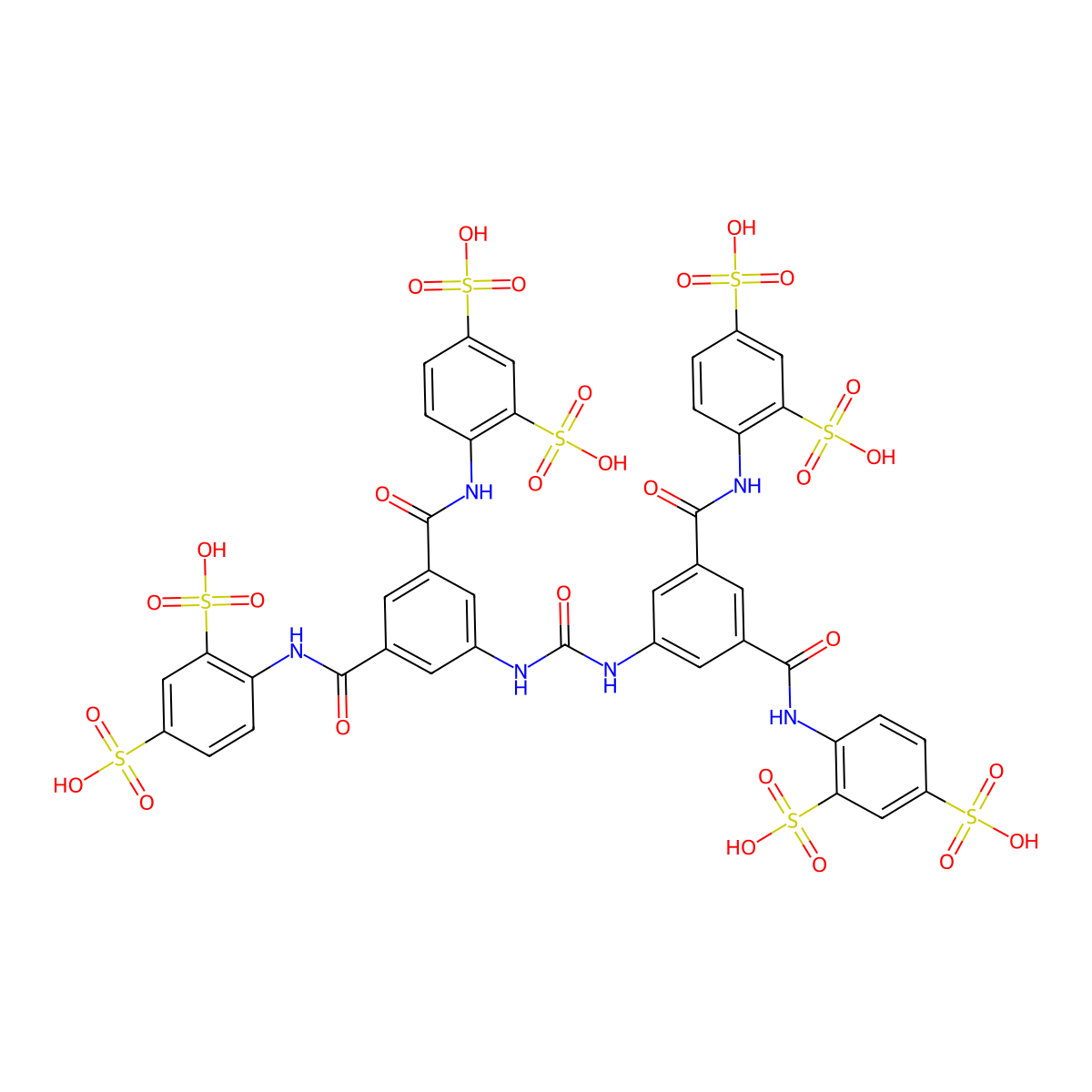 NF-449 molecular structure, CAS 389142-38-5