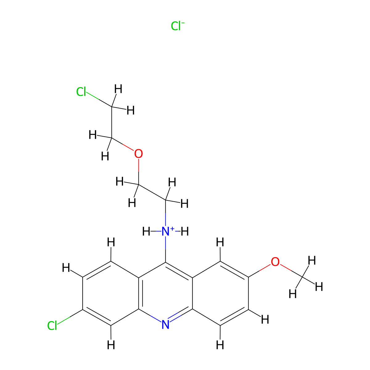 Icr 283 molecular structure, CAS 38915-21-8
