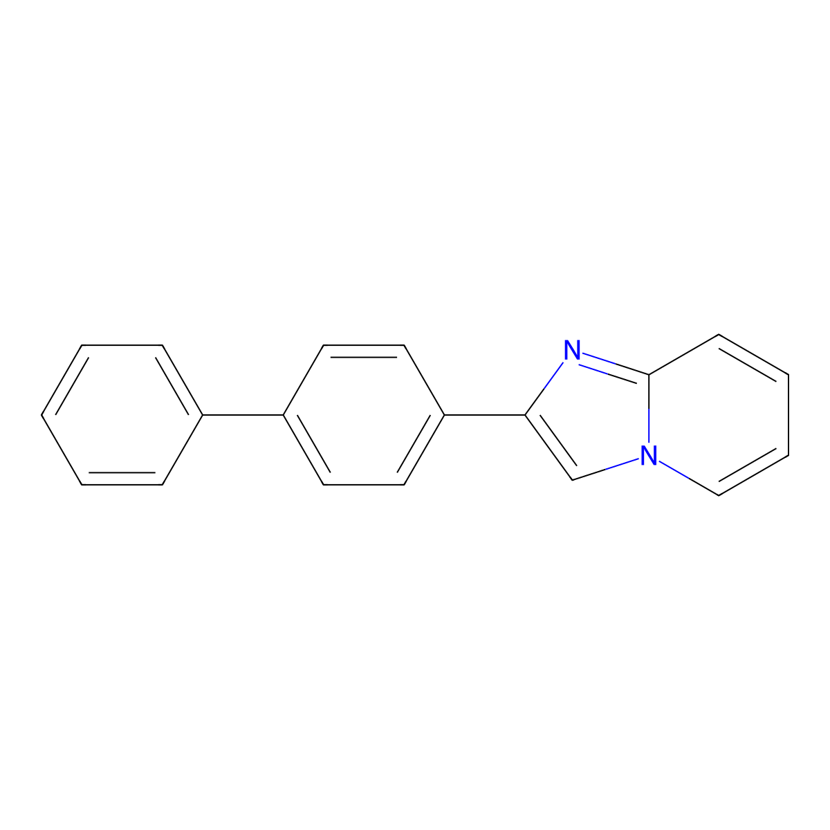 2-([1,1'-Biphenyl]-4-yl)imidazo[1,2-a]pyridine molecular structure, CAS 38922-75-7