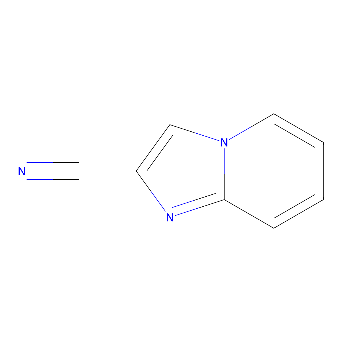 Imidazo[1,2-a]pyridine-2-carbonitrile molecular structure, CAS 38922-79-1