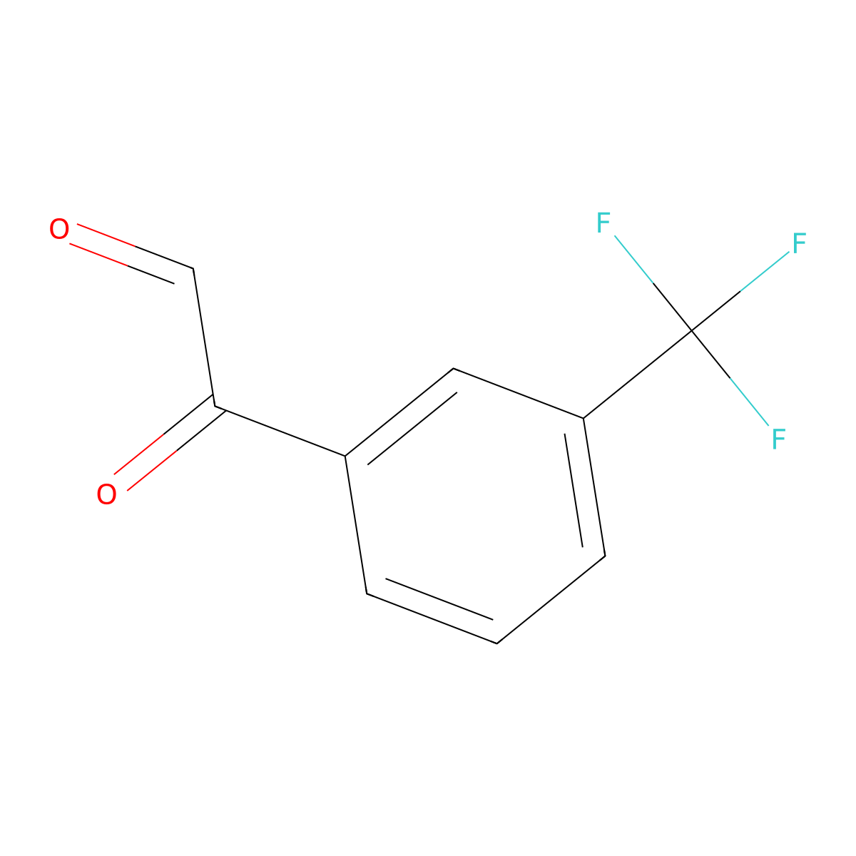 3-(Trifluoromethyl)phenylglyoxal molecular structure, CAS 38923-38-5