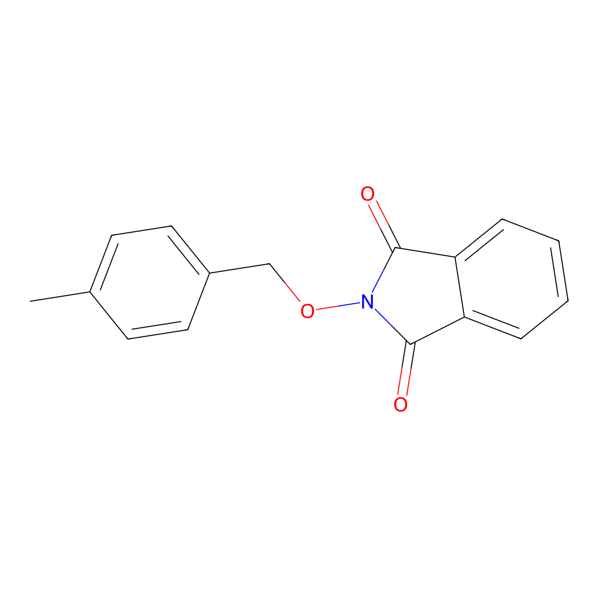 2-((4-Methylbenzyl)oxy)isoindoline-1,3-dione molecular structure, CAS 38936-61-7
