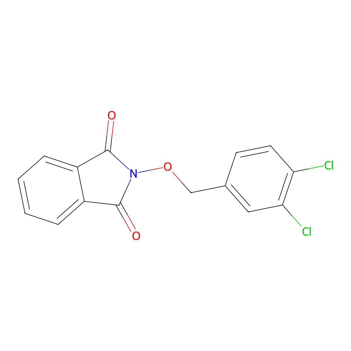 2-((3,4-Dichlorobenzyl)oxy)isoindoline-1,3-dione molecular structure, CAS 38936-82-2