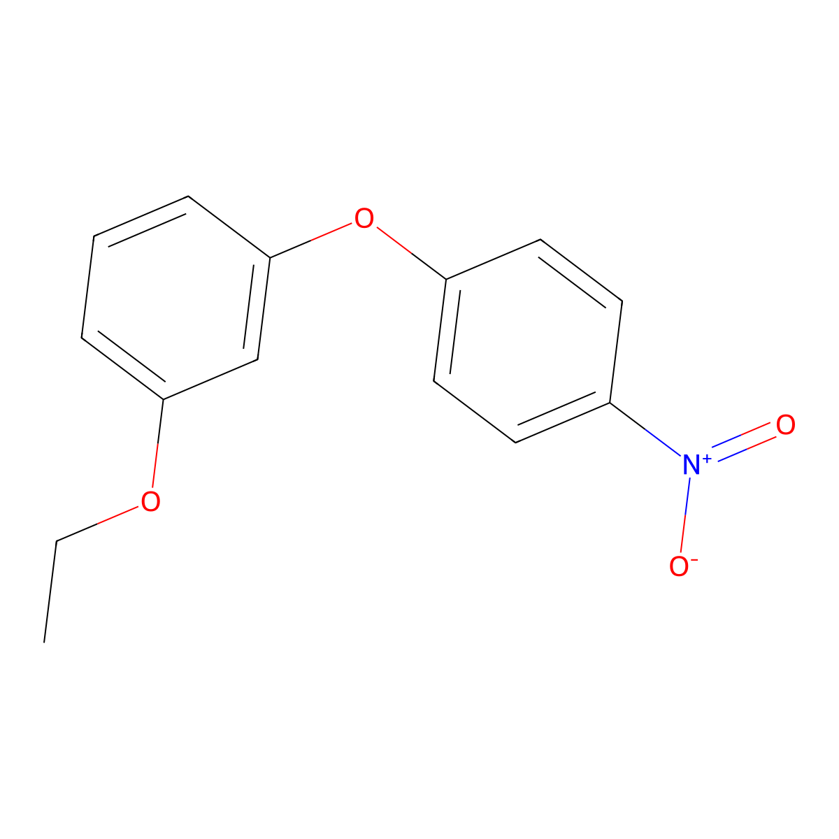 1-Ethoxy-3-(4-nitrophenoxy)benzene molecular structure, CAS 38942-33-5