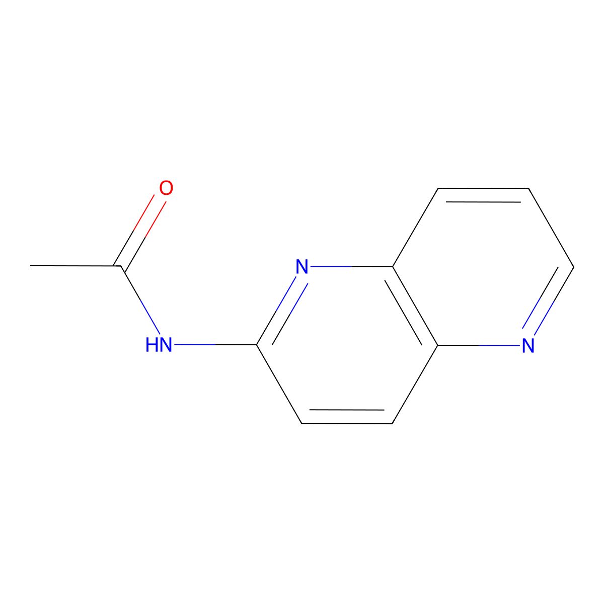 N-(1,5-naphthyridin-2-yl)acetamide molecular structure, CAS 38956-59-1