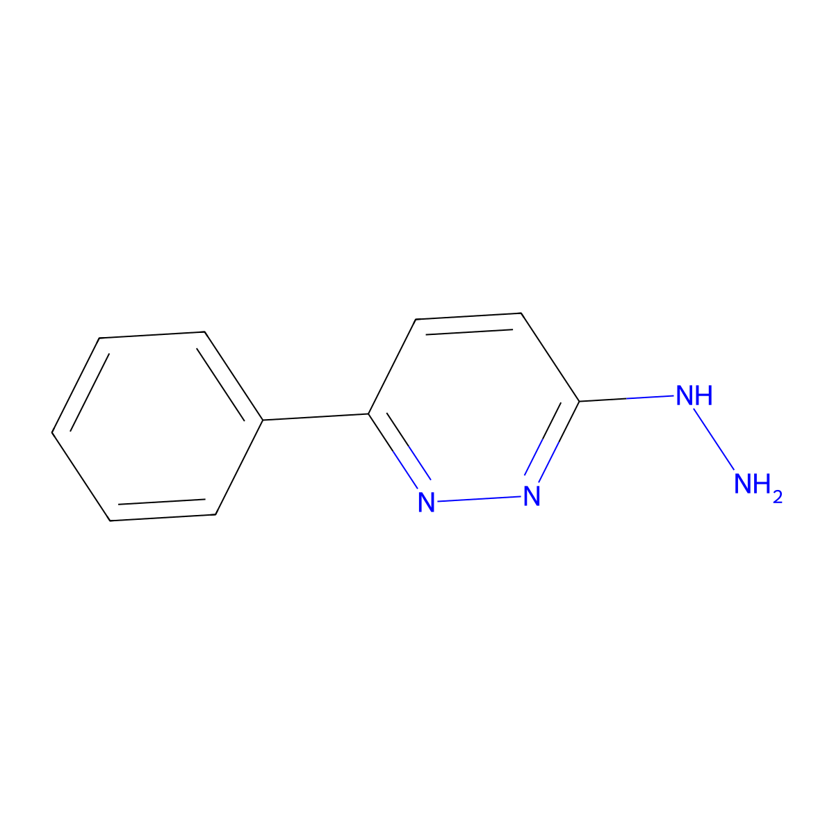 3-Hydrazinyl-6-phenylpyridazine molecular structure, CAS 38956-80-8