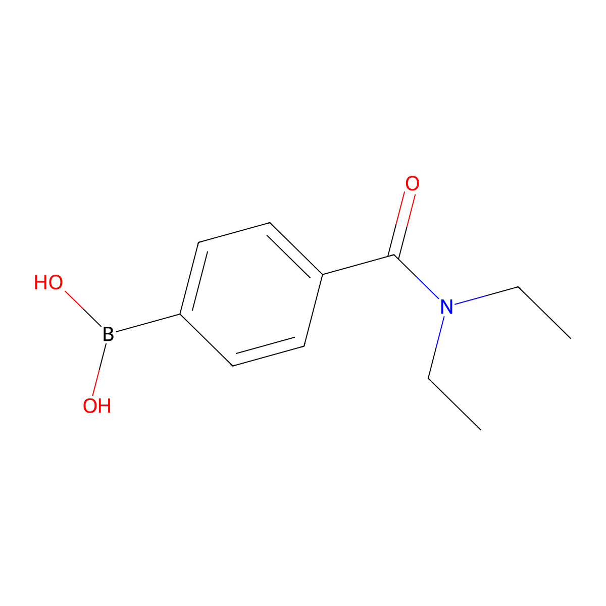 4-(Diethylcarbamoyl)phenylboronic Acid molecular structure, CAS 389621-80-1