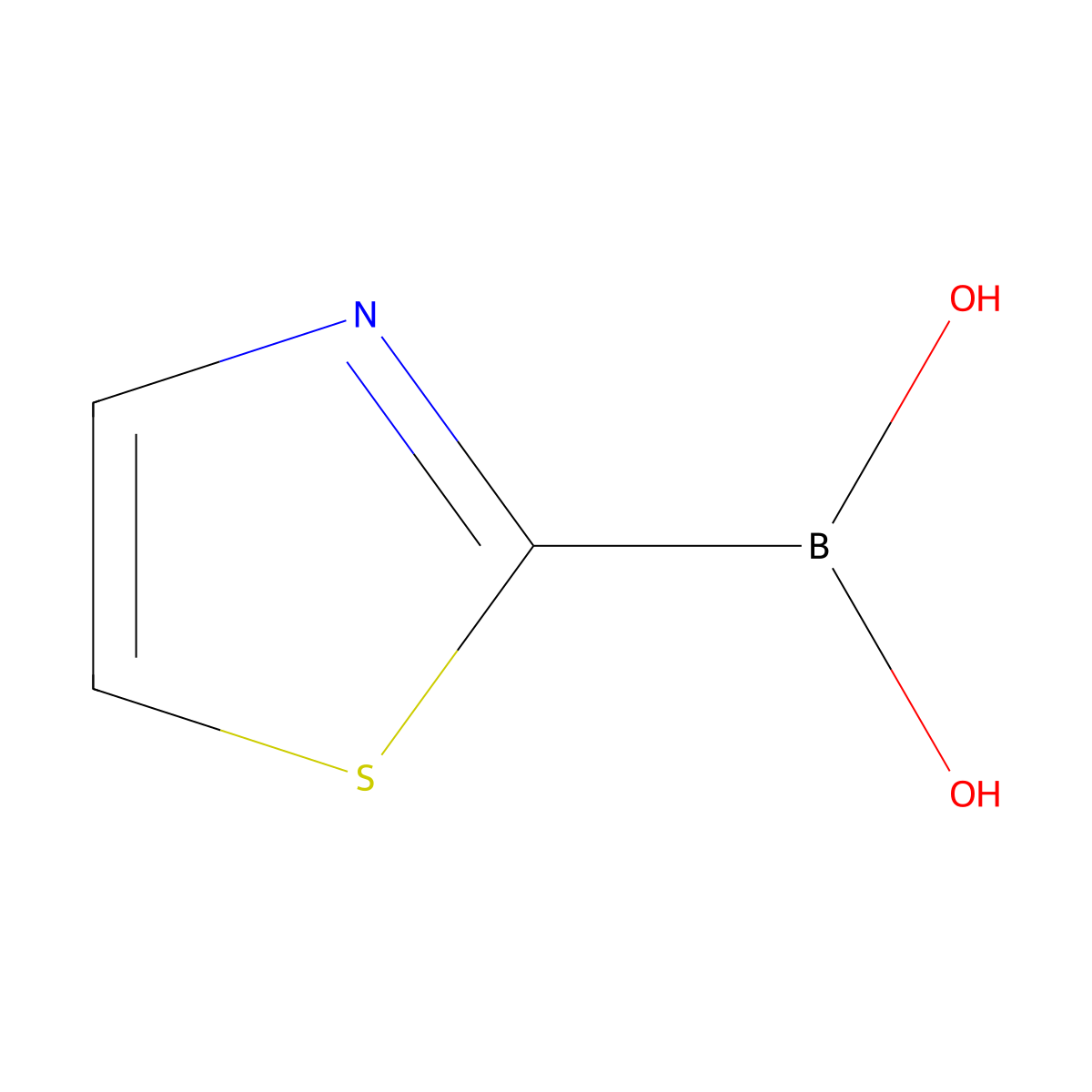 Thiazol-2-ylboronic acid molecular structure, CAS 389630-95-9