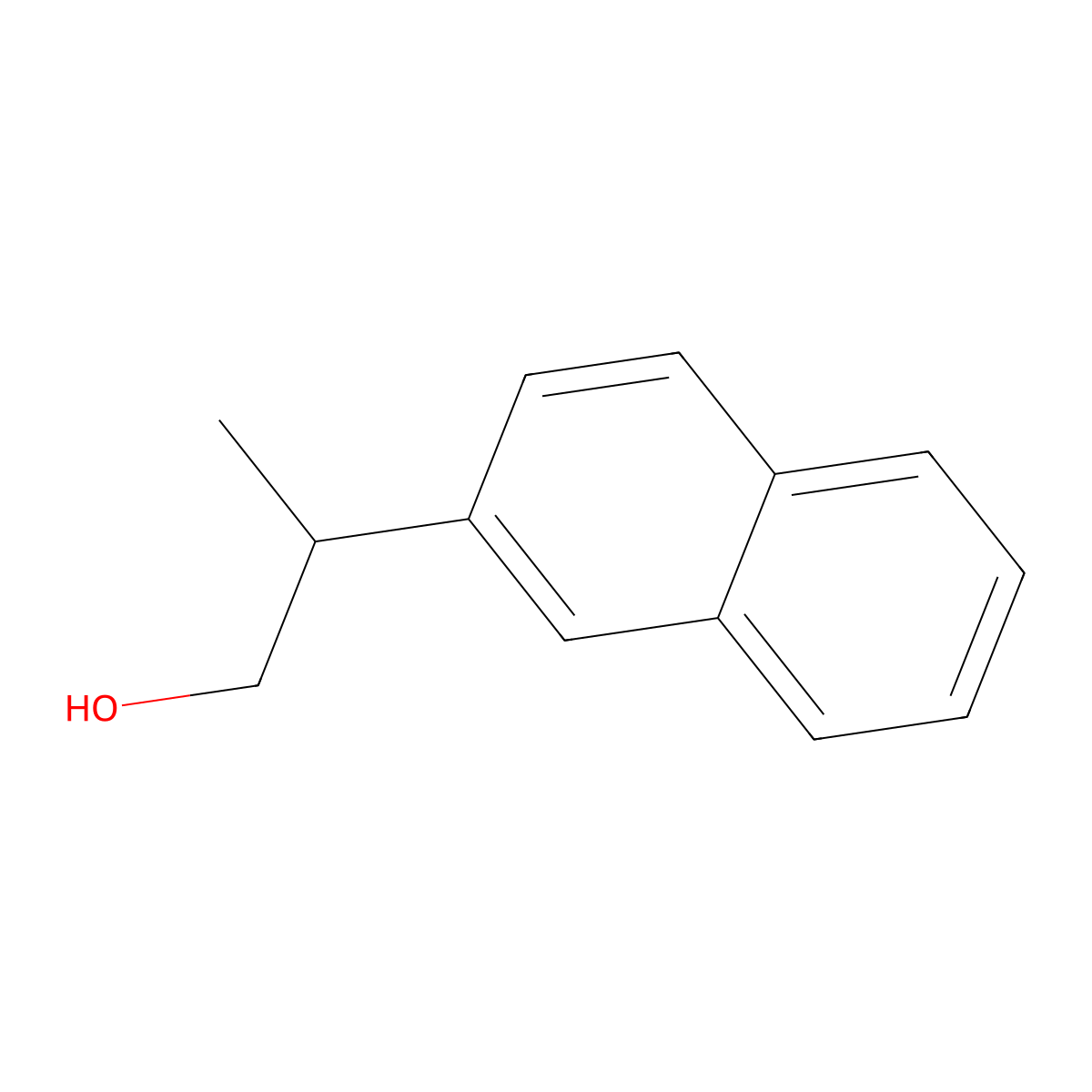 2-(Naphthalen-2-yl)propan-1-ol molecular structure, CAS 38964-52-2