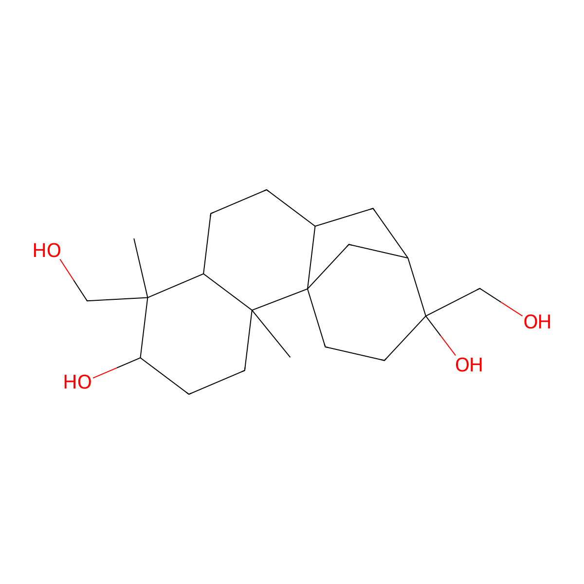 Aphidicolin molecular structure, CAS 38966-21-1