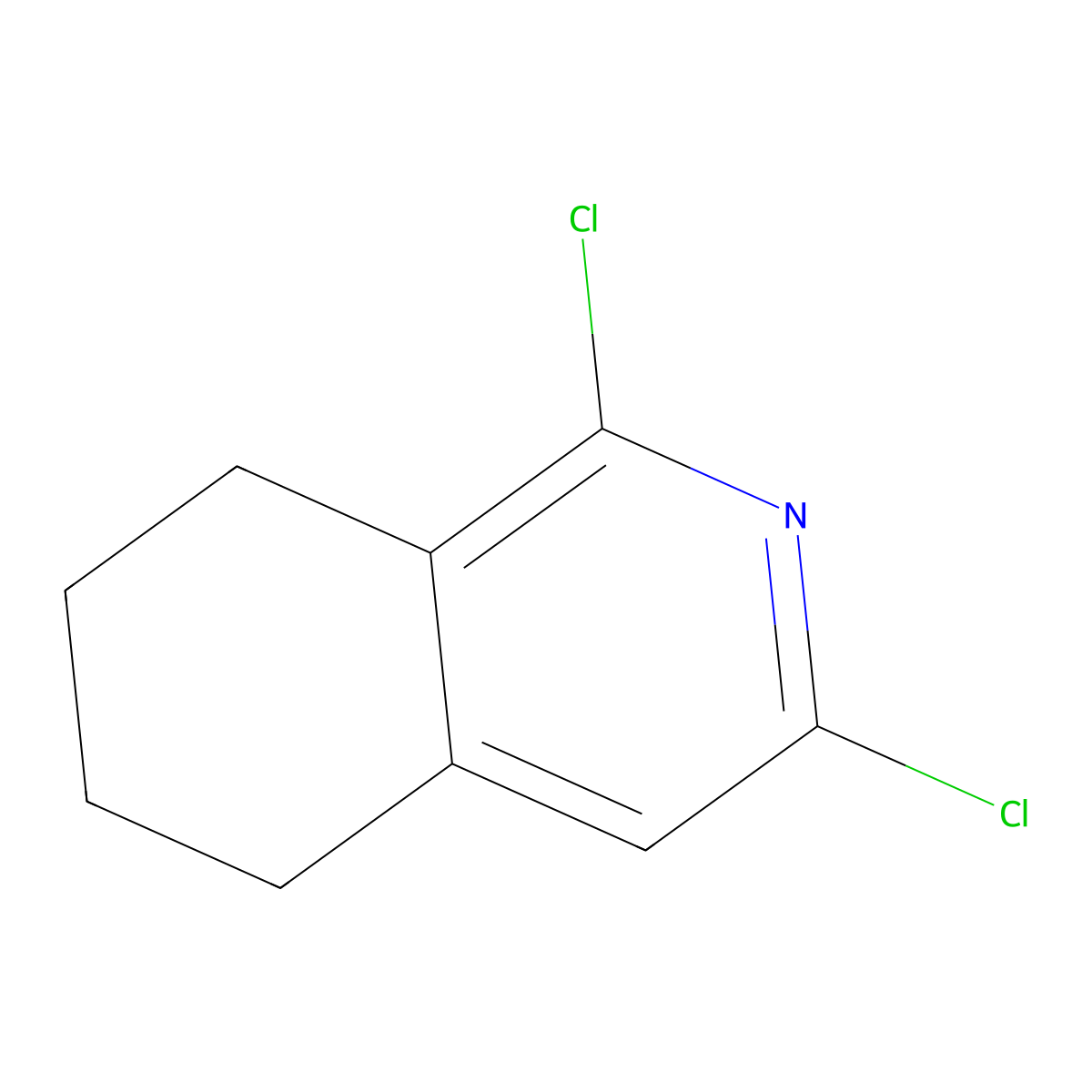1,3-Dichloro-5,6,7,8-tetrahydroisoquinoline molecular structure, CAS 38969-63-0