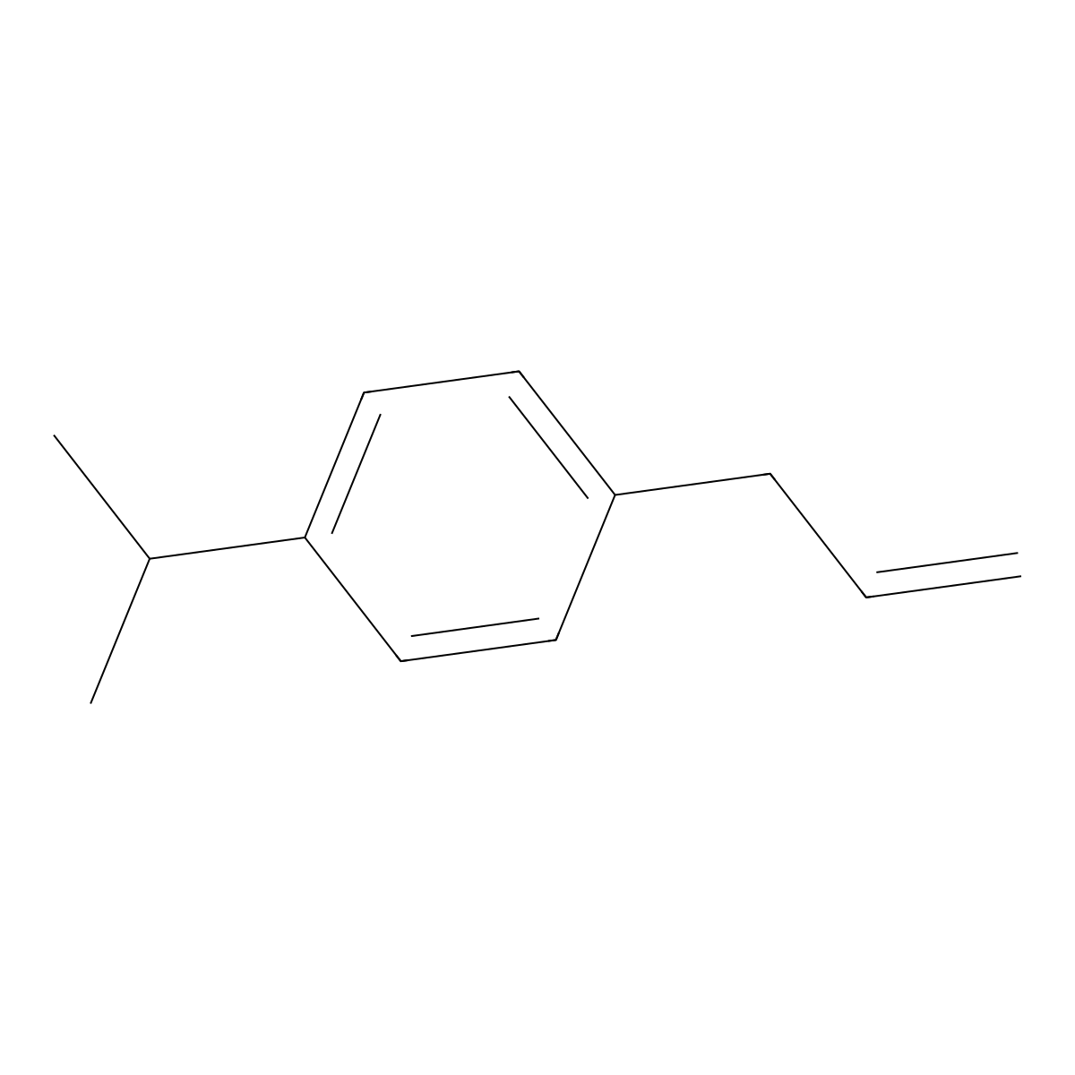 3-(4-Isopropylphenyl)-1-propene molecular structure, CAS 3897-64-1