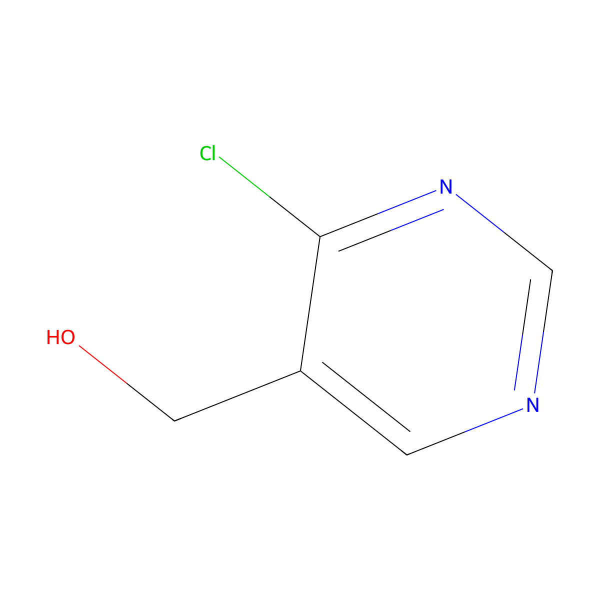 (4-Chloropyrimidin-5-yl)methanol molecular structure, CAS 389799-45-5