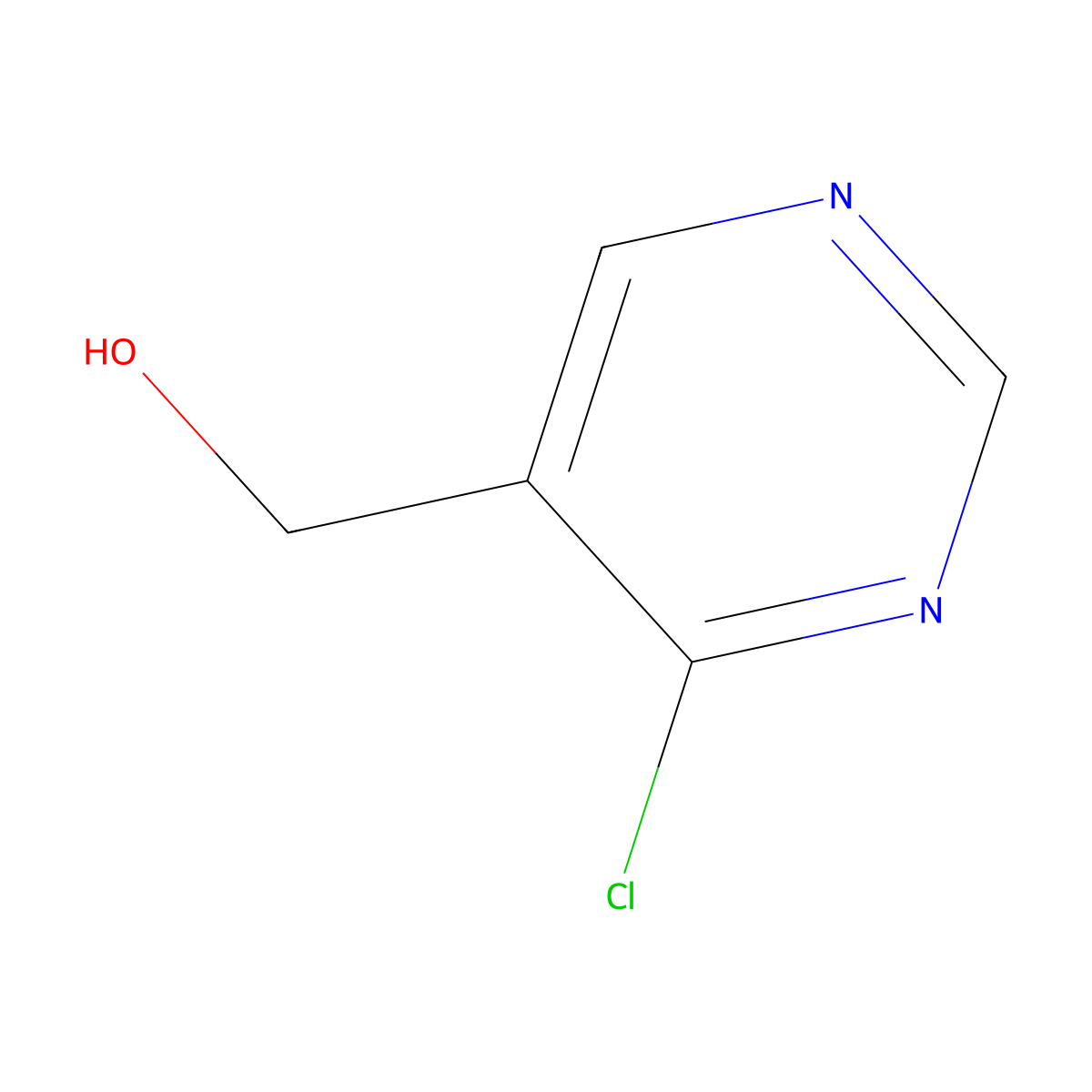 (4-Chloropyrimidin-5-yl)methanol molecular structure, CAS 389799-45-5