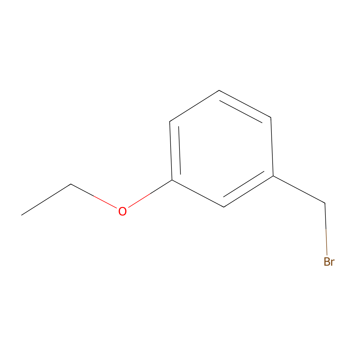 1-(Bromomethyl)-3-ethoxybenzene molecular structure, CAS 3898-24-6