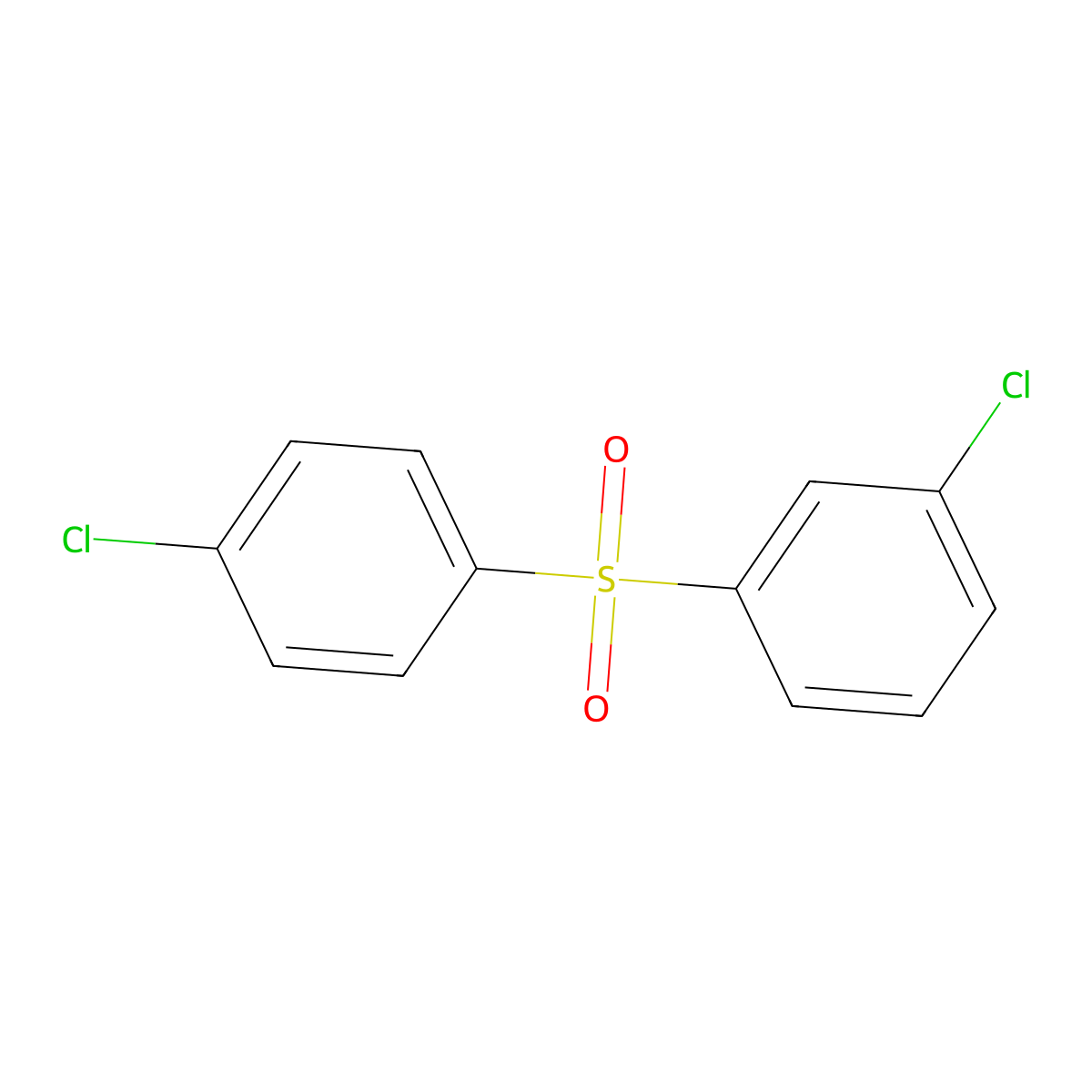 3,4'-Dichlorodiphenyl sulfone molecular structure, CAS 38980-69-7