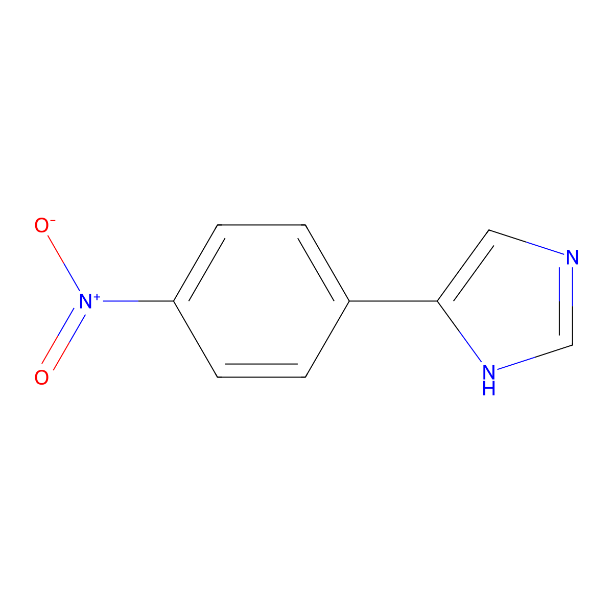 4-(4-Nitrophenyl)-1H-imidazole molecular structure, CAS 38980-93-7